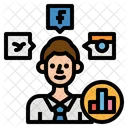 Social Media Analysis  Icon