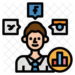 Social Media Analysis  Icon