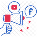 Social Media Announcement  Icon