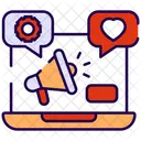 Social-Media-Anzeigen  Symbol