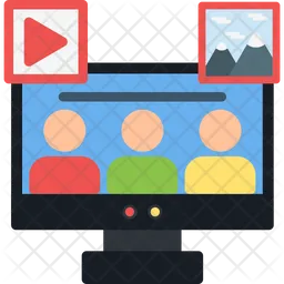 Social Media Audience  Icon