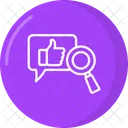 Social Media Audit Marketing Message Icon