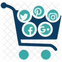 Social Media Basket Social Media Network Icon