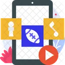 Social Media Channel Music Channel Sport Channel Icon
