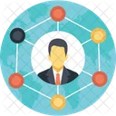 Business Network Technology Icon