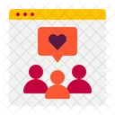 Social Media Interaction Community Icon