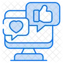 Social Media Gefällt mir  Symbol