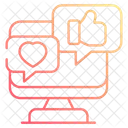 Social Media Gefällt mir  Symbol