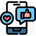 Soziale Medien Online Symbol
