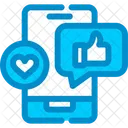 Soziale Medien Online Symbol