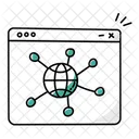 Social Media Networking Online Presence Icon