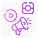 Social Media Online Marketing Icon