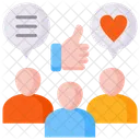 Social Media User Like Icon