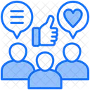 Social Media User Like Icon