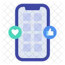 Social Media Like Platform Symbol