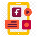 Mobile Symbol Soziale Medien Apps Symbol