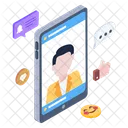 Online Profil Online Konto Social Media Konto Symbol