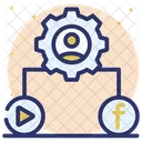 Social Media Social Management Social Configuration Icon