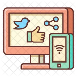 Social Media Marketing  Icon