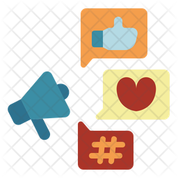Social media marketing Icon - Download in Flat Style