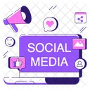 Social Media Marketing Social Media Werbung Social Media Promotion Symbol