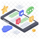 Social Media Network Smartphone Communication Social Contacts Icon