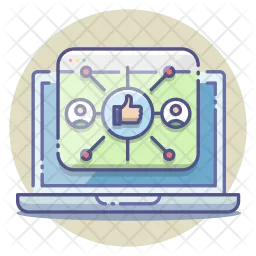 Social Media Network  Icon