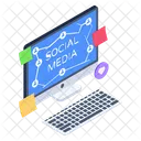 Social Media Network  Icon