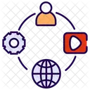 Soziales Netzwerk  Symbol