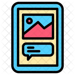 Social Media Post  Icon