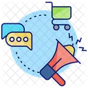 Social Media Promotion Symbol