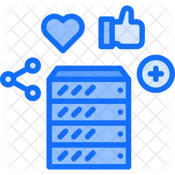 Social Media Server  Icon