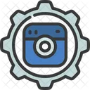 Social Media Setting  Icon