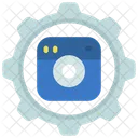 Social Media Setting  Icon