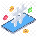 Social Media Tag  Icon