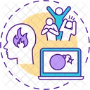 Weaponization Digital Internet Icon