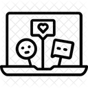 Social medial activates  Icon