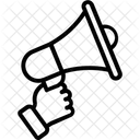 Social medial promotion  Icon