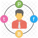 Social Network  Icon