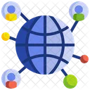 Social Network Networking Connector Icon