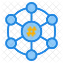 Social Network Connection Share Business Marketing Growth Icon
