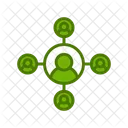 Connection Group Network Icon
