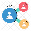 Social Network Social Connection User Network Icon