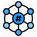 Social Network Connection Share Business Marketing Growth Icon