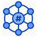 Social Network Connection Share Business Marketing Growth Icon