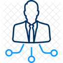 Social Network Connection Information Icon