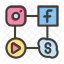 Social Social Media Media 아이콘
