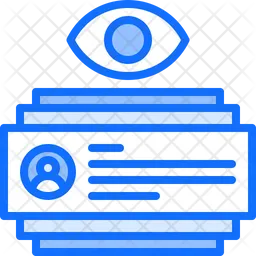Social Post Monitoring  Icon
