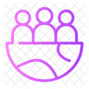 Social Responsibility Human Resources Interaction Icon