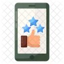 Social Status Mobile Feedback Thumbs Up Icon